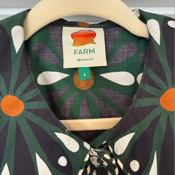 Farm Rio Ainika Flowers Mini Dress - Picture 4 of 7